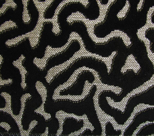 Amalfi E6 2523 300, velours meubelstof met stippen dessin.