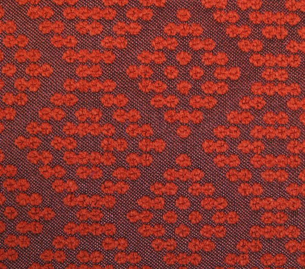 Shasha Dots E6 2529 103, meubelstof met ingeweven stippen in ruitpatroon