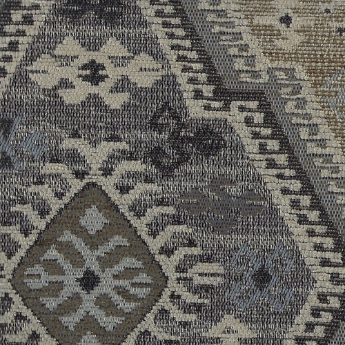 Kashmar E1860-stone, kelim furniture fabric | Effabrics.nl