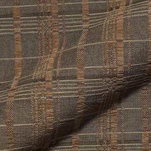 Mailer E5680-Flaxen, stevige meubelstof met een klein geometrisch patroontje. | Effabrics.nl