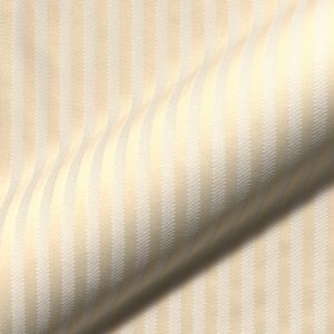 Fine striped, fire retardant, classic furnishing fabric Rigello FR E5616-841, cream