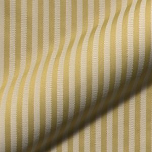 Fine striped, fire retardant, classic furnishing fabric Rigello FR E5616-846 green