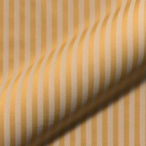Fine striped, fire retardant, classic furnishing fabric Rigello FR E5616-847 yellow