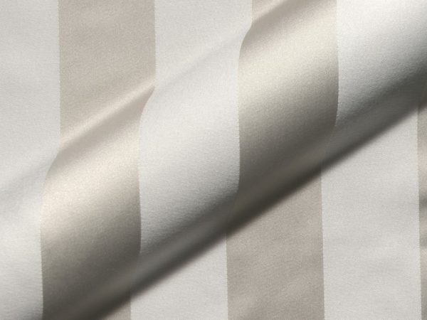 Striped, fire retardant, classic furnishing fabric Boldini FR E5610-855 light grey